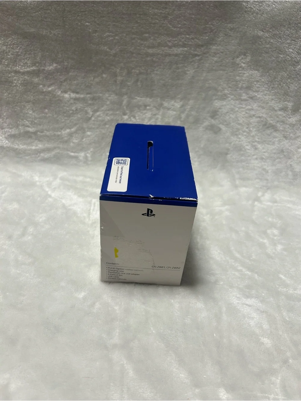 White the PlayStation PULSE Explore Wireless Earbuds BOX ONLY